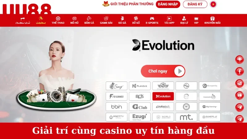 Giải trí cùng casino uy tín hàng đầu