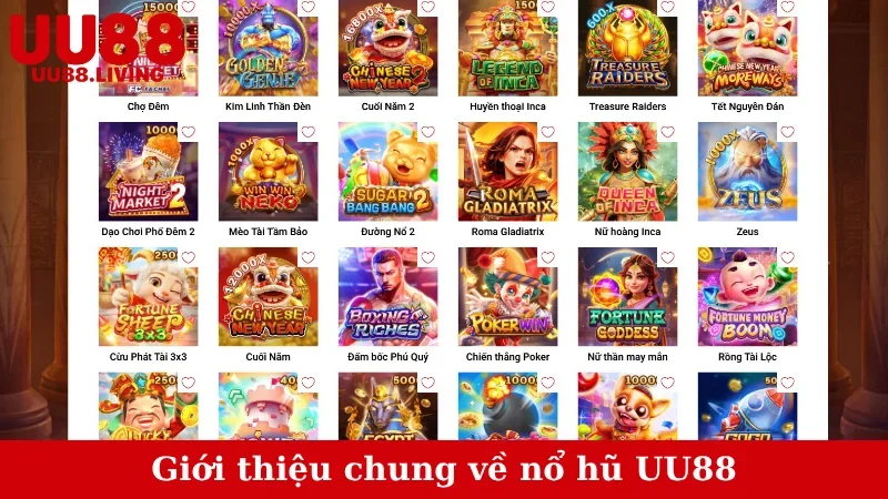 Giới thiệu chung về nổ hũ UU88